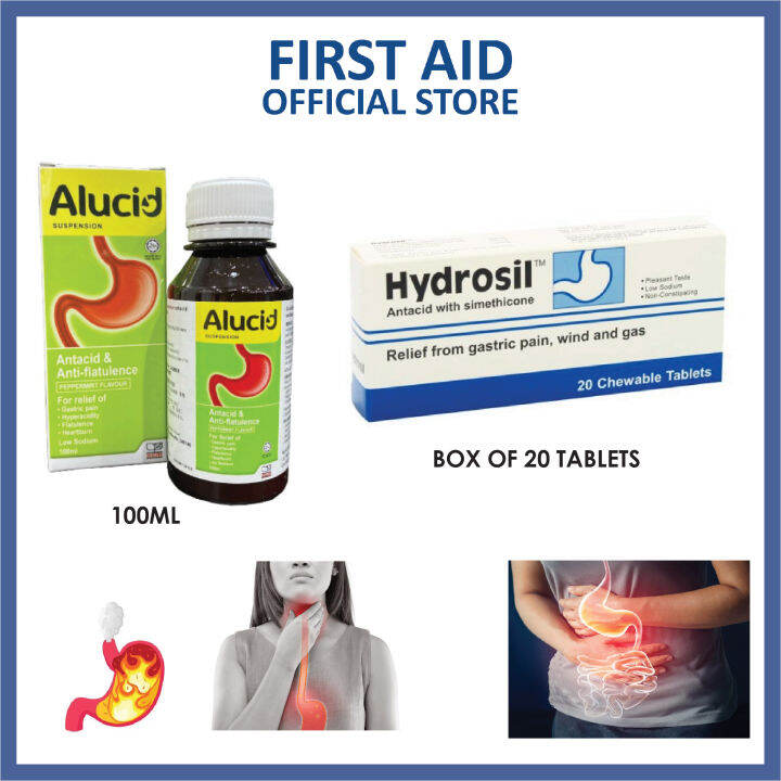Alucid Hydrosil Antacid Ubat Kunyah Gastrik Ubat Gastrik Ubat Gastric
