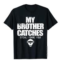 Funny Brother Sister Baseball Catcher Premium T-Shirt Latest Mens T Shirts High Street Tops &amp; Tees Cotton Gothic XS-4XL-5XL-6XL