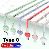 สายชาร์จที่ชาร์จความเร็วสูงยูเอสบีสายเคเบิลข้อมูล Type-C ยาว1เมตร,สายชาร์จสำหรับ Xiaomi Huawei เรดมี่ Samsung ชนิด C ซิลิโคนเหลวป้องกันการแตกหัก