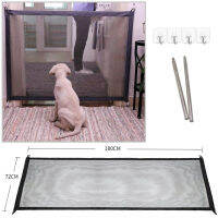 Portable Barrier Folding Breathable Mesh Net Dog Separation Guard Gate Isolated Fence Enclosure Dog Safety Supplies