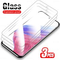 [CNIU digital accessories] 3ชิ้นกระจกนิรภัยสำหรับ Samsung Galaxy S20FE 2022 5กรัมป้องกันหน้าจอสำหรับ Samsung Galaxy A53 A52 A51 S21FE 5กรัมป้องกันแก้ว