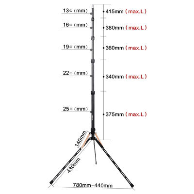 Fosoto FT-190B Gold Led Light Tripod Stand Bag 2.22m Softbox For Photo Studio Photographic Lighting Flash Umbrellas Reflector