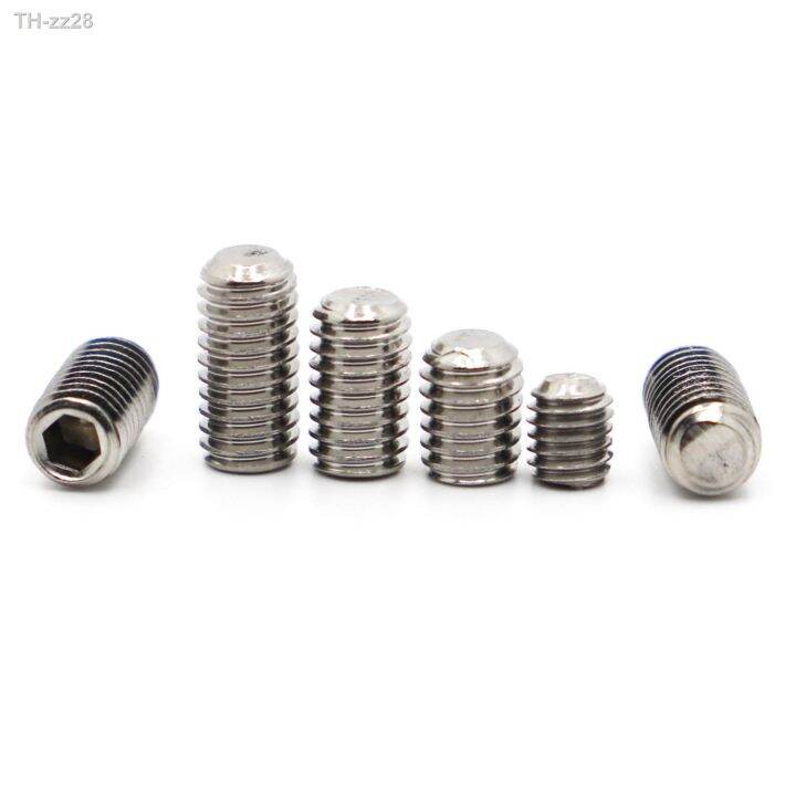 5-50pcs-m2-m2-5-m3-m4-m5-m6-m8-din916-304-stainless-steel-hex-hexagon-socket-allen-cup-point-set-screws-grub-screw