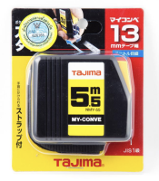 TAJIMA ตลับเมตรสายโลหะ ชนิดหยุดเองอัตโนมัติ รุ่น MyConvey (NMY-55BL) ยาว 5.5 เมตร