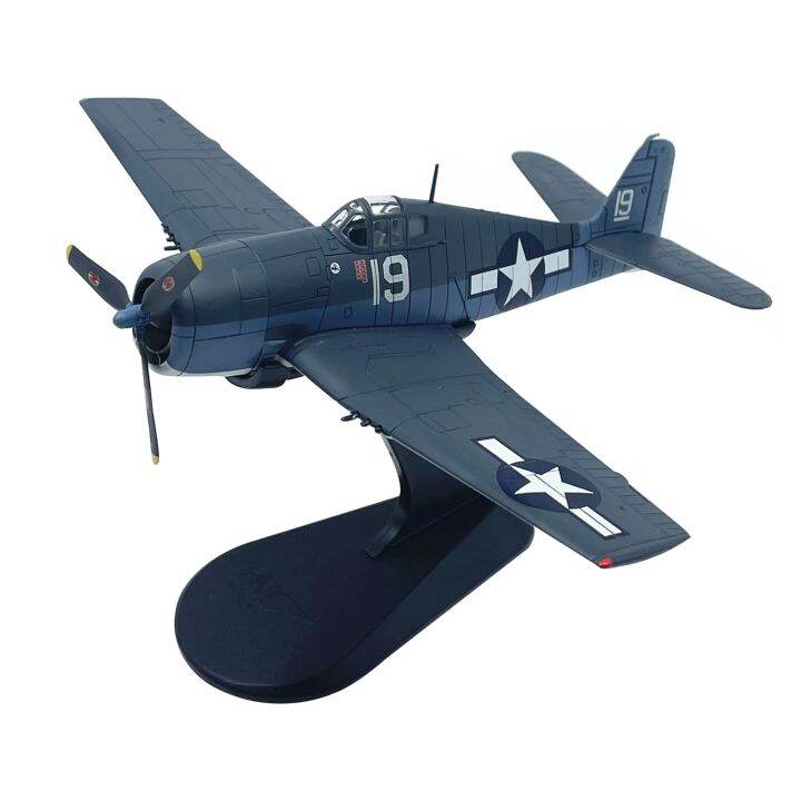 1:72 Scale American F6F-5 Hellcat Fighter Alloy Die Cast Militarized ...