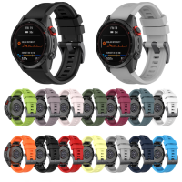 20 22 26มม. สมาร์ทนาฬิกาสำหรับ Garmin Fenix 7X7 7S 6X6 Pro 6S 5X5 5S Plus 3 3HR สมาร์ทนาฬิกาสายรัด Quick Release สร้อยข้อมือ