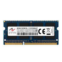 ZVVN 8GB DDR3L 1333MHz PC3-10600S 3S8L13C9ZV01-L 204Pin Low Voltage Blue SODIMM RAM Laptop Memory