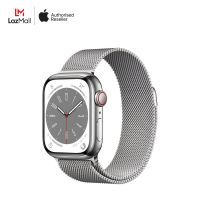 Apple Watch Series 8 GPS + Cellular (41mm,45mm) - Stainless Steel Case with Milanese Loop