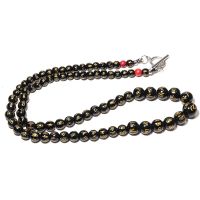 ZZOOI Noter Natural Stone Necklace Men Hiphop Rock Long Collar Boyfriend Gift Neck Accessories Sanskrit Rosary Beads Buddha Colliers