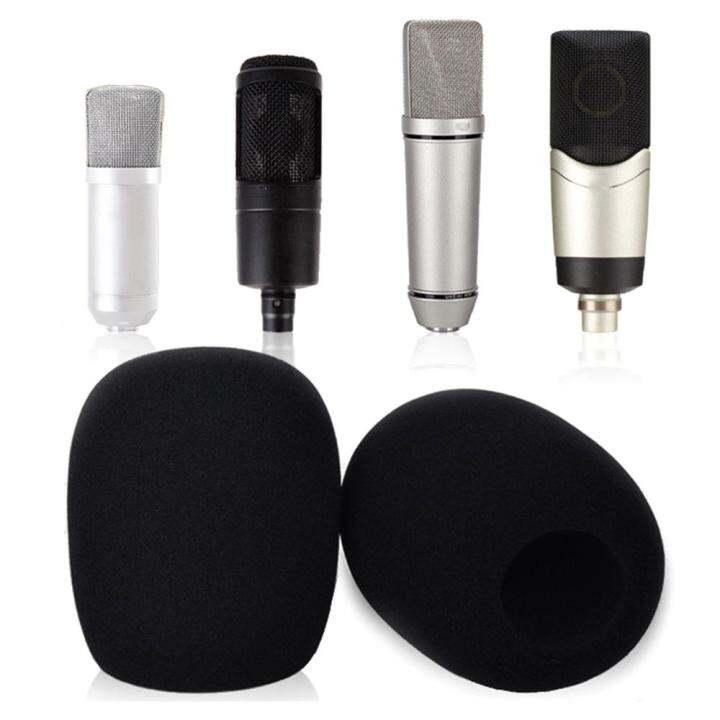 sell-well-dhakamall-audio-technica-at2020ไมโครโฟน-windproof-foam-สำหรับ-audio-technica-atr2500-at2020-at2035ที่2020-2035-2050-mic-กระจก