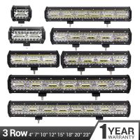 Led Light Bar 4 7 10 12 15 18 20Inch Tri Rows 4X4 Offroad Car led work light 60W 120W 180W 240W 300W 360W 420W for SUV Tractor