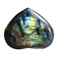 {Ready Stock}Moonstone Crystal Labradorite Love Shape จี้พลอยควอตซ์รักษาธรรมชาติ