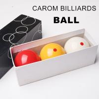 ดีไซน์ใหม่ลูกบิลเลียด Carom 3สีเหมาะสำหรับโต๊ะ Carom เรซิ่นมาตรฐาน61.5มม. ลูกบิลเลียด3ลูกเบาะ