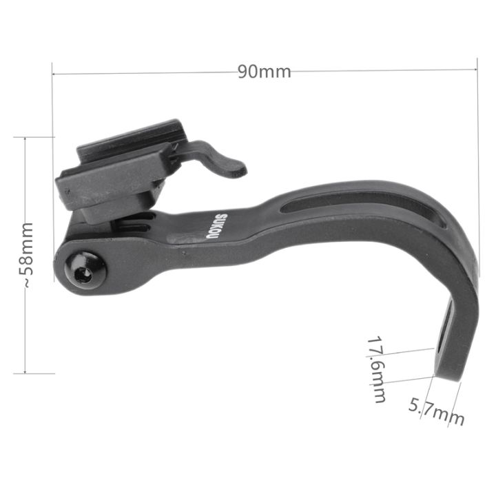 sukou-bicycle-front-fork-lamp-holder-replacement-parts-for-xoss-xl400-flashlight-for-gopro-bracket-plastic-for-brompton