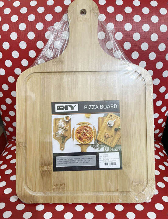 wooden-pizza-board-ไม้รองพิซซ่า-ขนาด-36x24-cm-เขียงรองพิซซ่า-จานรองพิซว่า-บอร์ดไม้พิซซ่า-แผ่นบอร์ดไม้สำหรับตัดพิซซ่า-ถาดไม้รองอาหาร-รองขนมปัง