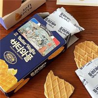 Korean imported snacks Xizhou classic Western-style rich buttery waffles and crunchy biscuits casual afternoon tea