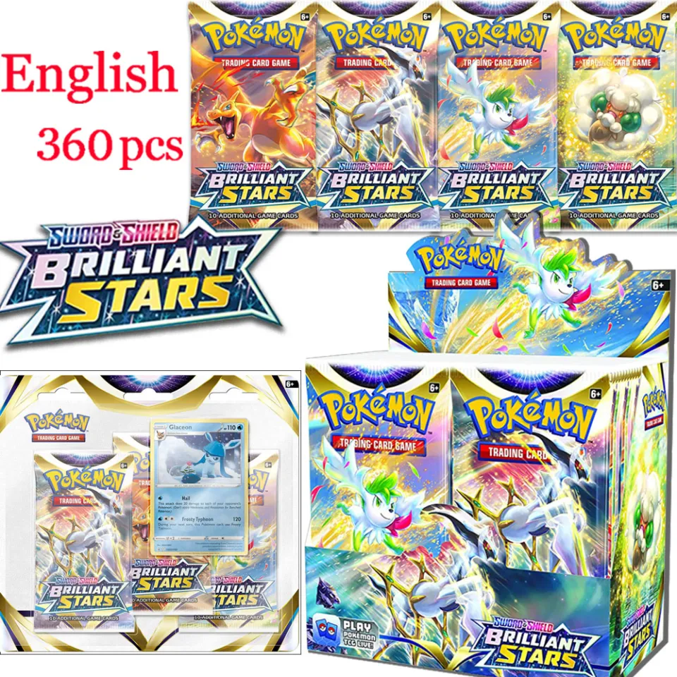 360 Pcs Cartas Pokemon Cards Toys English Card Game Booster Box