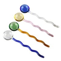 UBBT Borosilicate Glass Colored Stirring Rod Dessert Jam for Restaurant