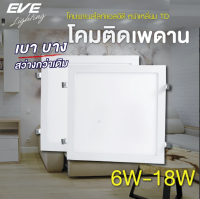 โคมพาเนลไลท์แอลอีดี Panel LED Light หน้าเหลี่ยม ขนาด 6,9,12,15,18W แสงเดย์ และแสงวอร์มไวท์