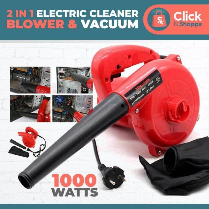 1000W 220V Electric Air Blower Vacuum Cleaner Blowing Dust Collecting 2