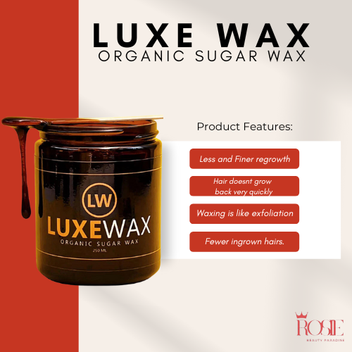 LUXEWAX Sugar Wax Kit 100 natural hot / cold hair removal sugar