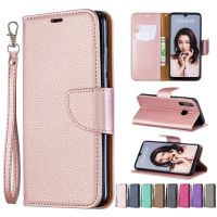 [ขายดี] เคสหนังกระเป๋าเงินแบบฝาพับสำหรับ Huawei P30 P40 P20 Lite P Smart Z Plus Y5 Y6 Y7 2018 2019 P50 Mate 20 Pro เคสป้องกันขาตั้ง