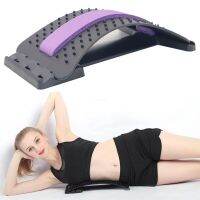 Stretch Equipment Back Massage Stretcher Stretching Device Waist Neck Relax Pain Relief Chiropractic Fitness Lumbar Support