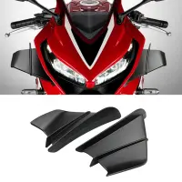 Motorcycle Fairing Side Winglet Aerodynamic Wing Deflector Spoiler for Ducati Panigale V2 V4 899 959 1198 1199 1299(B)