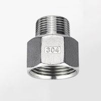 1/4 3/8 1/2 3/4 1 1-1/4 1-1/2 BSP Female To Male 304 Stainless Steel Socket Reducer Pipe Fitting Coupling Connector Joint