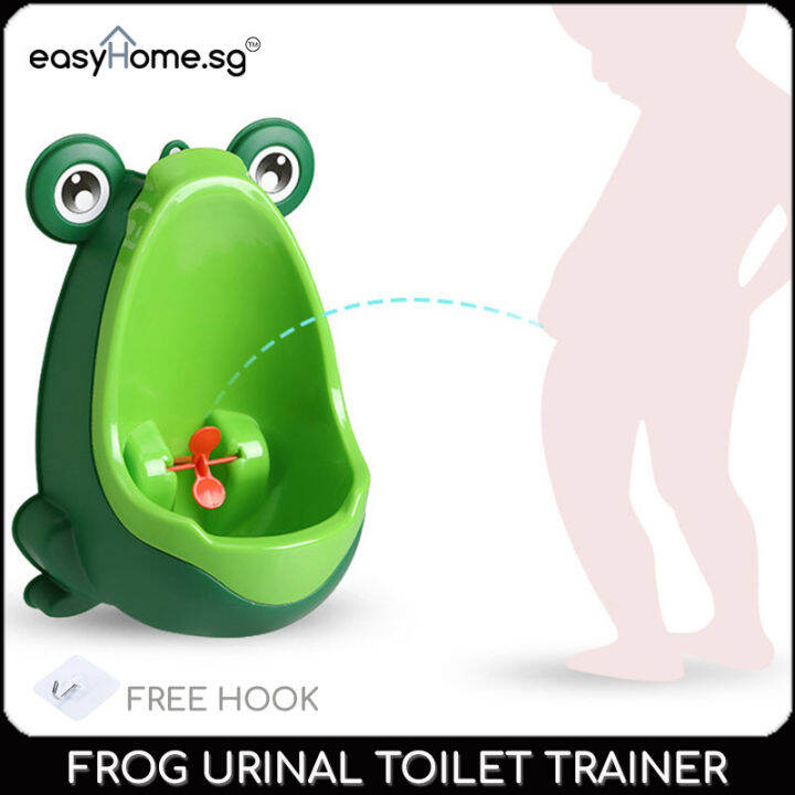 Frog Urinal Trainer Potty kids children training urine toilet