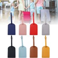 【DT】 hot  Leather Luggage Tags Holiday Suitcase Travel Bag ID Card Name Label Baggage Address