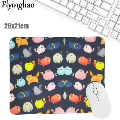 （A LOVABLE） Color CatsPad Desk Pad LaptopMat ForHome PCKeyboard CutePad Non Slip Rubber Desk Mat