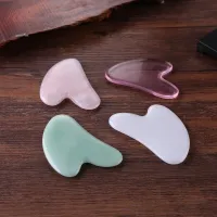 ♧▤ Natural Jade Stone Guasha Board Body SPA Relax Scraping Massager Tools Body Skin Massage Stress Pain Relief Skin Scraper