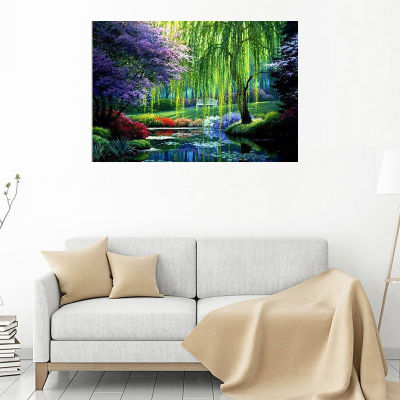 idealhere New Forest 5D Diamond Painting Embroidery Cross Stitch Kit Decoration DIY Craft