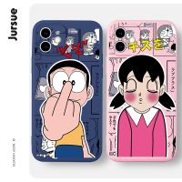 คู่การ์ตูน iphone11promax 12 เคสโทรศัพท์มือถือ 13 อินเทรนด์ XS/XR soft X ป้องกันการล่มสลาย 8plus/7/6S