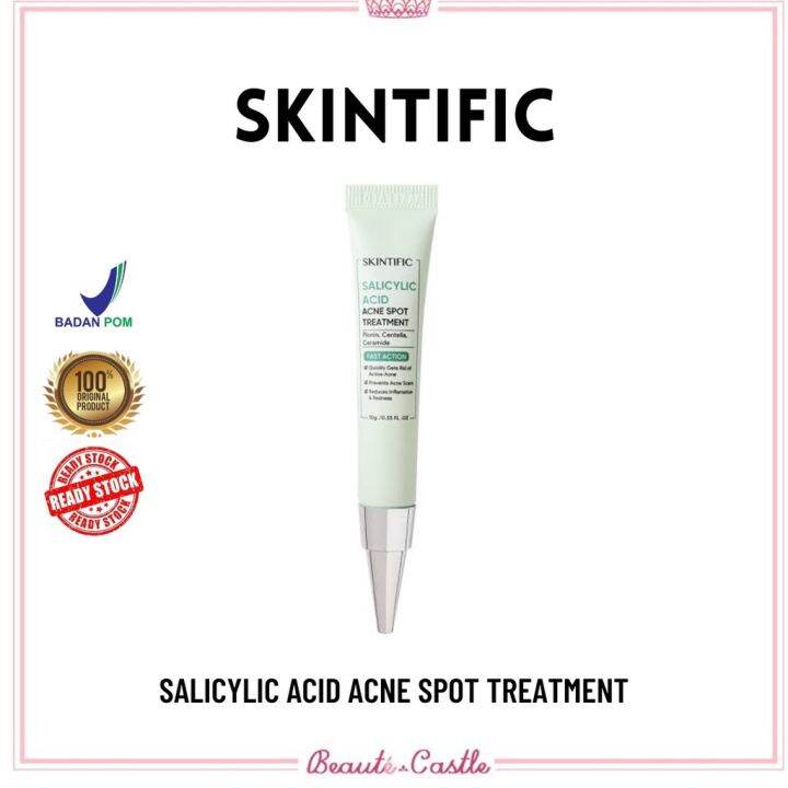 SKINTIFIC Salicylic Acid Acne Spot Treatment Gel 12 Hours Lazada