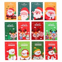 10Pcs Cartoon Christmas Notebooks Lined Small Notepads Christmas Party Favor for Student Kid Girl Boy Writing Journaling Note Books Pads