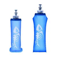 Running Sport Bicycle Soft Water Bottle Folding TPU Soft Flask Water Bag Sports TPU Collapsible Folding Kettle Water Bottle Bags