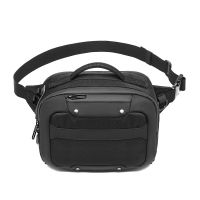 [COD]OZUKO กระเป๋าคาดเอวผู้ชายกันน้ำ9.7นิ้ว Sling Bag USB Charging Belt Bag