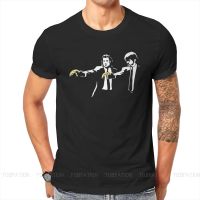 PULP FICTION BANANA TShirt For Male Banksy Street Graffiti Artist Camisetas Novelty T Shirt Soft Printed Fluffy XS-6XL