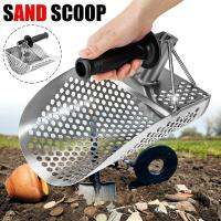 SALE Beach Sand Scoop With Handle Metal Detecting Tool เครื่องตรวจจับสแตนเลส Fast Sifting Metal Detector