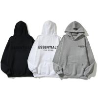 High Street Fear Of For New Double Line ESSENTIALS Flocking Casual Long Sleeve Hoodie