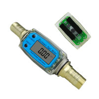 K24 LCD Portable Multipurpose Digital Display Flow Meter Adjustable Measuring Electronic Fuel Easy Operate High Accuracy Tools