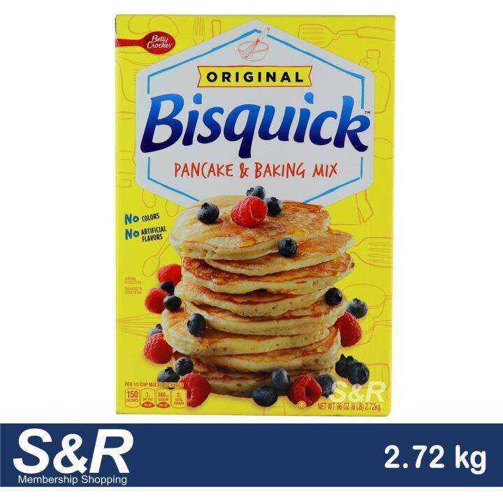 Betty Crocker Original Bisquick Pancake Baking Mix 2.72kg | Lazada PH