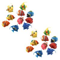 20× Floating Artificial Decoration Fish Decoration Decorative Aquarium Fish Tank Supplies