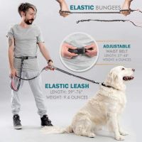 NEW Dog Running Leashes Hands Reflective Pet leash Freely Jogging Pull Lead Dog Accessories Leash For Large Dogs Traction Rope