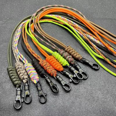 9 Styles Rotatable Buckle Key Ring High Strength Cord Lanyard Mobile Phone Keychain Lanyard Neck Strap Paracord