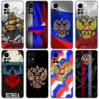 Russia Russian Flags Emblem Phone Case For Huawei Nova 5T 8 9 Y60 Y90 Honor X9 30 30S 50SE 60 70 Mate 20 40 Pro 10 Lite Plus Electrical Safety