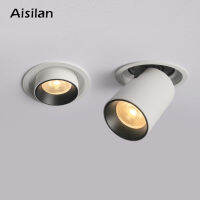 Aisilan หม้อแปลง LED ดาวน์ไลท์รอบยืดหมุนได้ Bendable ปิดภาคเรียนจุดไฟ CREE ซัง AC90-260V *