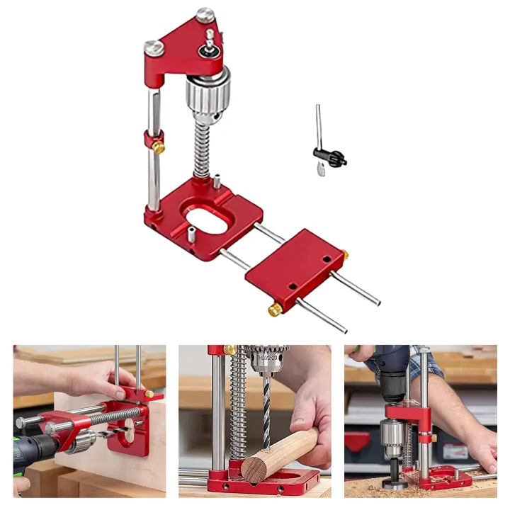 Fityle Adjustable Drill Locator Woods Holes Drilling Punch Positoner ...